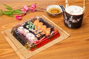 GLD-20-20 15 Rolls Sushi plastic container/plastic container for sushi