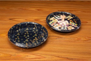 Round GLD3-2828CB2 Sushi container/sushi tray