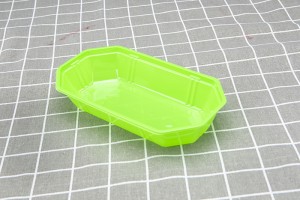 OEM China A Fruit Platter – New disposable pet transparent color plastic fruit and vegetable boat type tray mango packing box 23-13 – Yihao