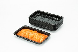 GLD-2012（black）Disposable packaging box for bean products/MAP trays