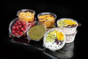 OEM/ODM Manufacturer Fruit Packaging Plastic Box – GLD-24FL/GLD-34FL/GLD48FL Single compartment PET plastic Salad Bowls manufacturer/Salad Clamshell Packaging – Yihao