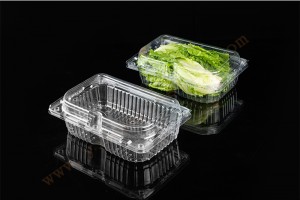 1500G GLD-A8 lettuce clamshell packaging/Disposable Fruit Containers