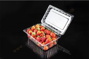 Grape Clamshells Manufacturer –
 1000G GLD-52M Strawberry clamshell containers – Yihao