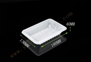 GLD-1813H4 Vacuum seal food trays /rectangular plastic tray